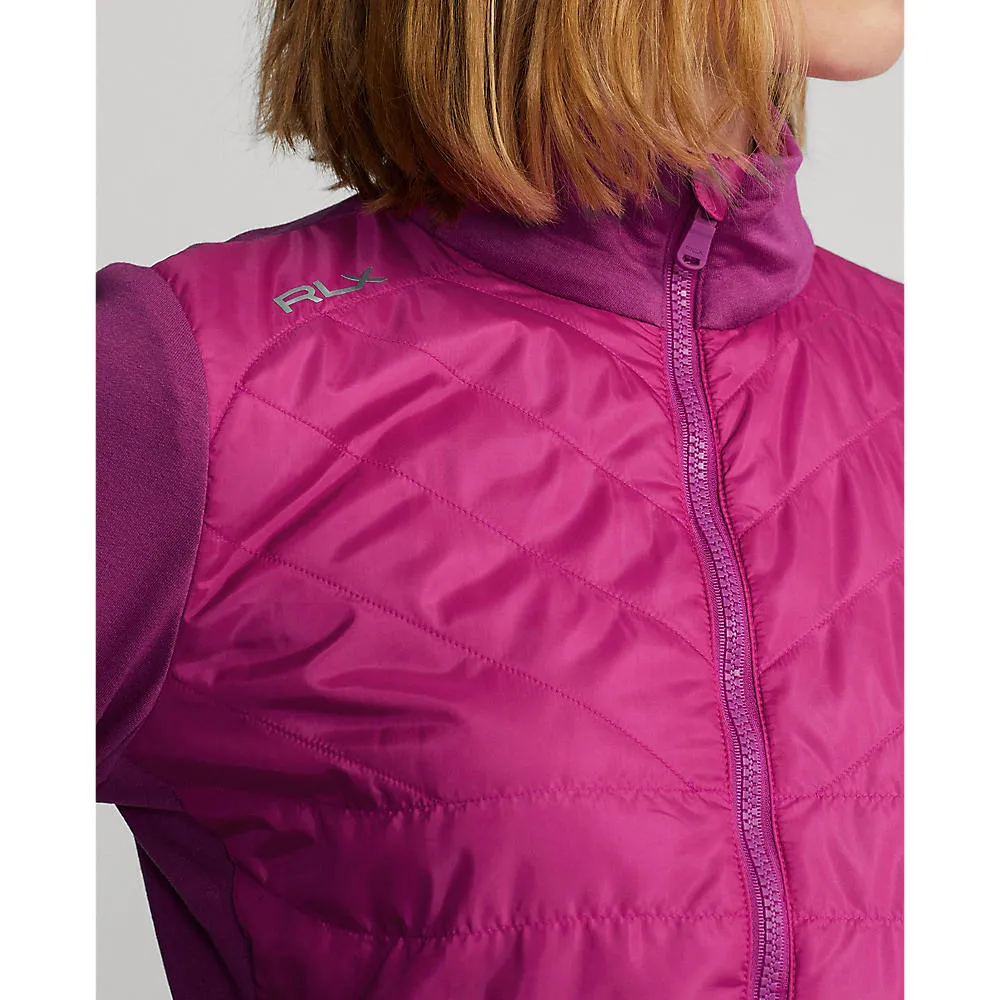 Never Just Walk Rlx Ralph Lauren Women'S Cool Wool Hybrid Jacket -Vivid Pink
