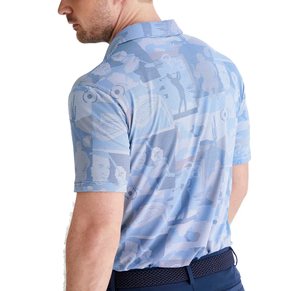 Ping Legacy Polo Shirt - Cornflower Blue Multi Dress from the Feet Up