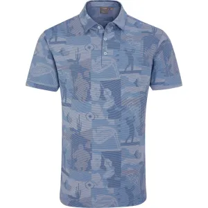Rule the Streets Engineered for Speed Ping Legacy Polo Shirt - Cornflower Blue Multi