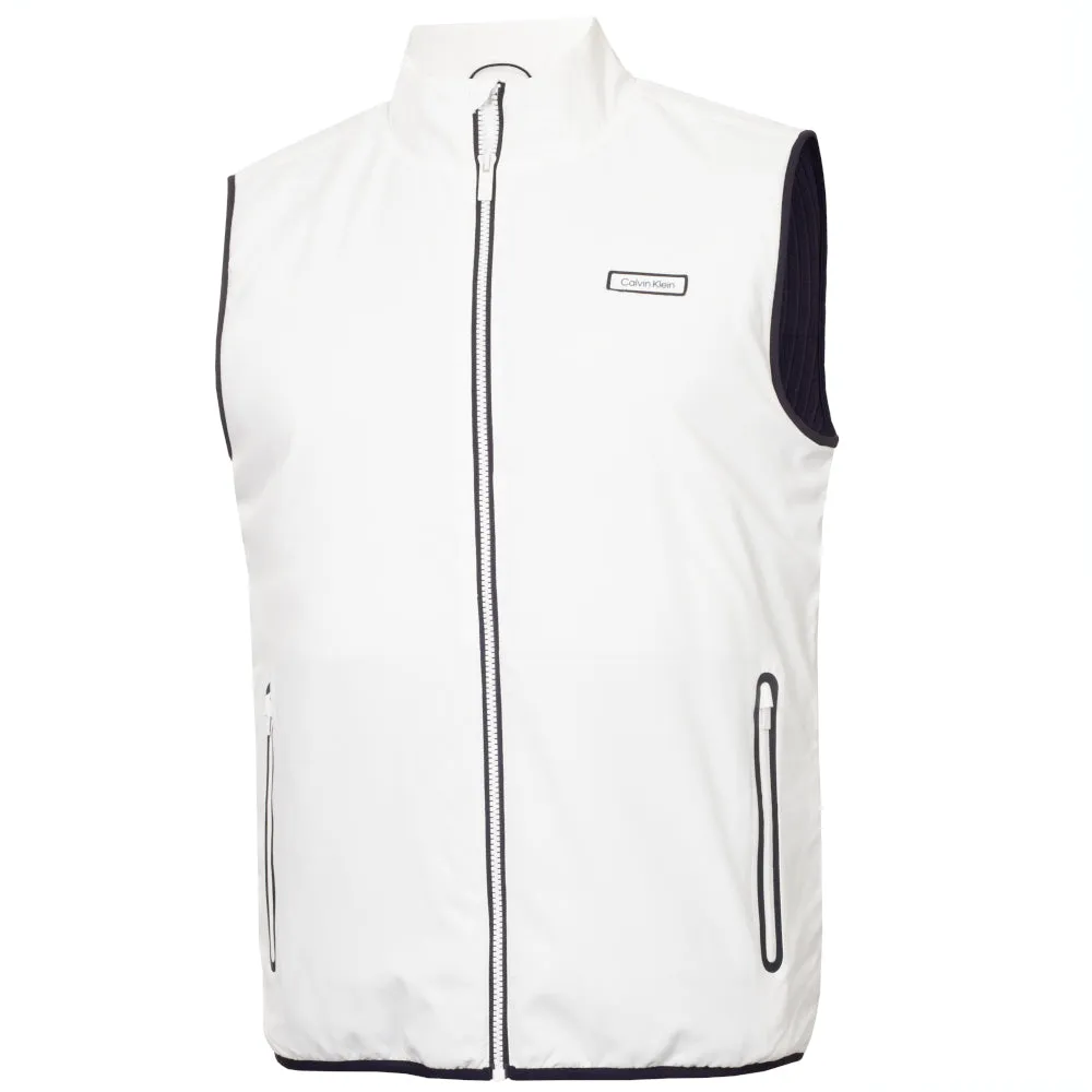 Style Meets Power Calvin Klein Trinity Lightweight Gilet - White