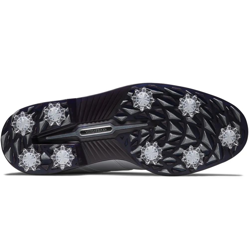 Footjoy Packard Spiked Shoes - White/Pink/Navy Redefine Classic