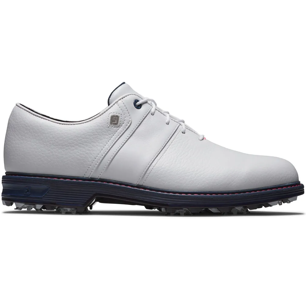 Deal Of The Century All Eyes on You Footjoy Packard Spiked Shoes - White/Pink/Navy