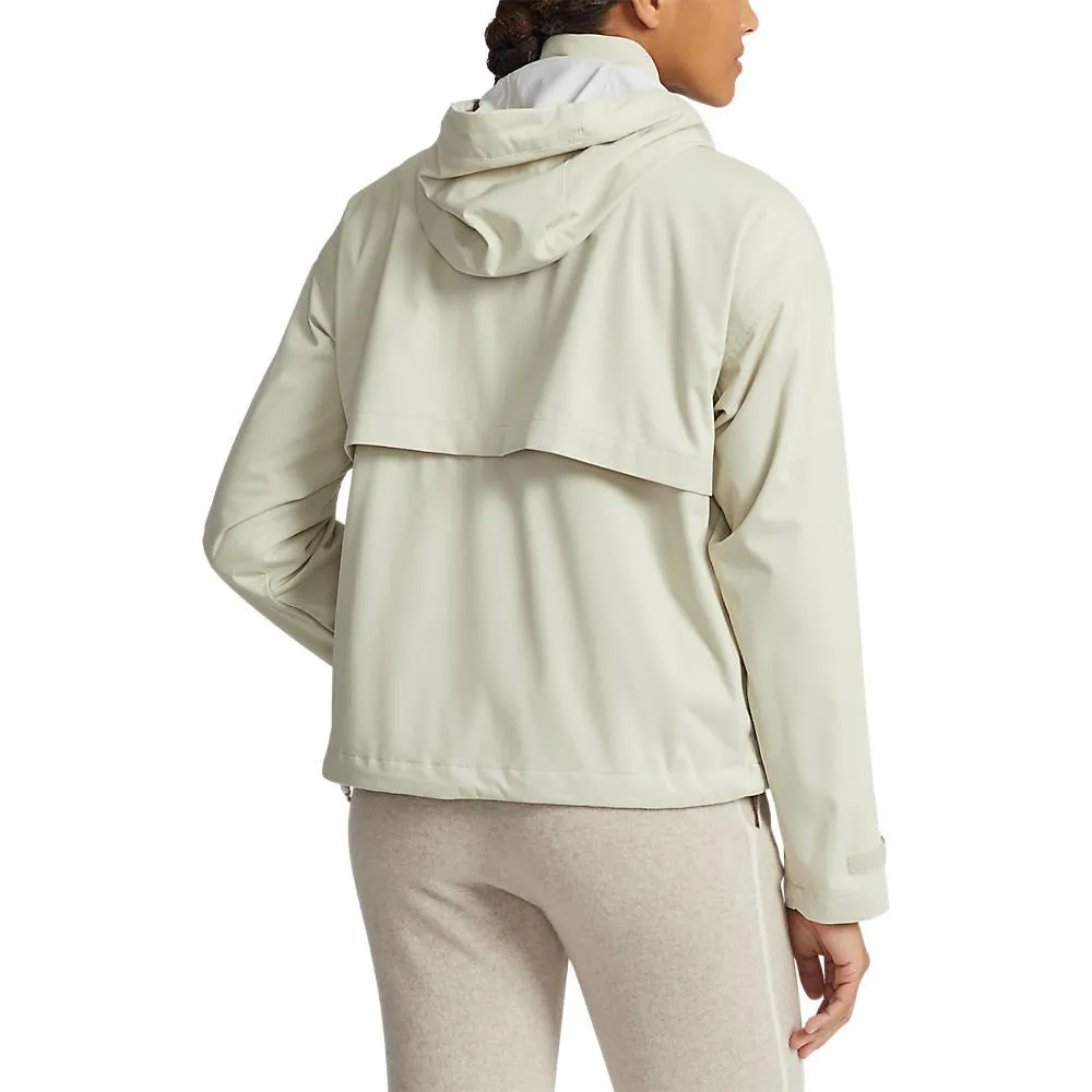 Redefine Classic Engineered for Speed Rlx Ralph Lauren Women'S Water Repellent Hooded Jacket - Basic Sand