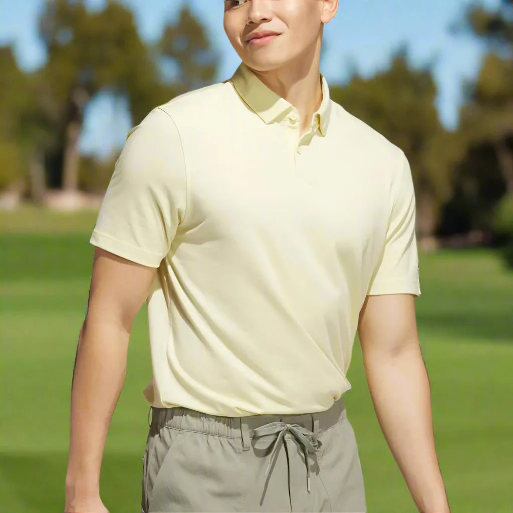 Thanksgiving Day Sale Deal Of The Century Adidas Go-To Polo Shirt - Powder Yellow