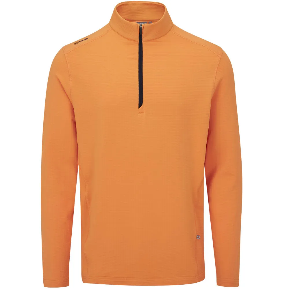 Not for the Ordinary Lead with Style Ping Edwin 1/2 Zip Pullover - Tangerine