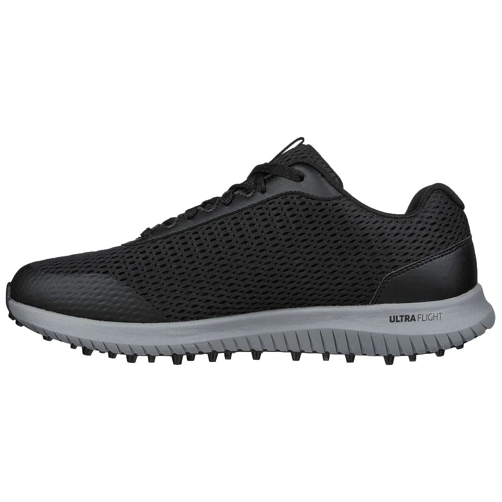 Skechers Go Golf Max Fairway 3 Spikeless Shoes - Black/Grey New Year's Eve Sale