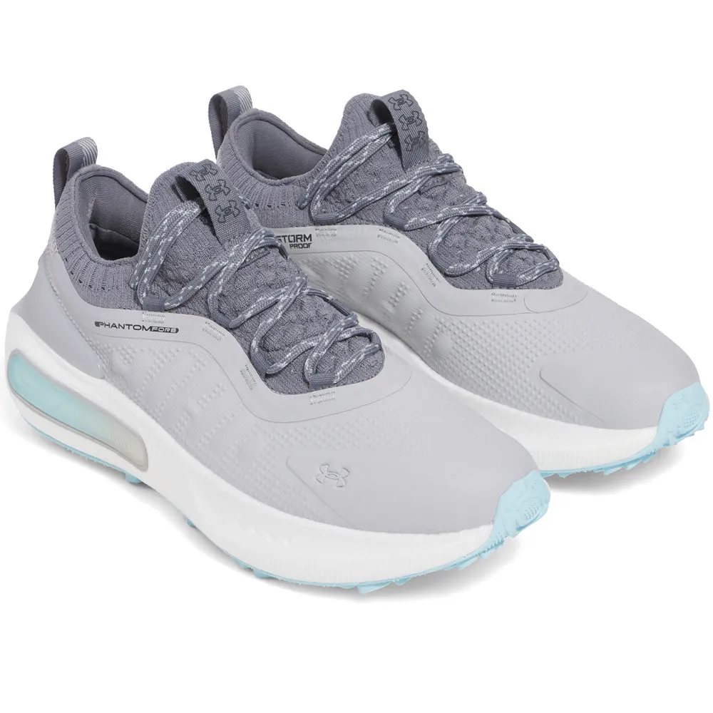Push Beyond Limits Under Armour Phantom Fore Spikeless Waterproof Shoes - Mod Gray/Stream/Titan Gray