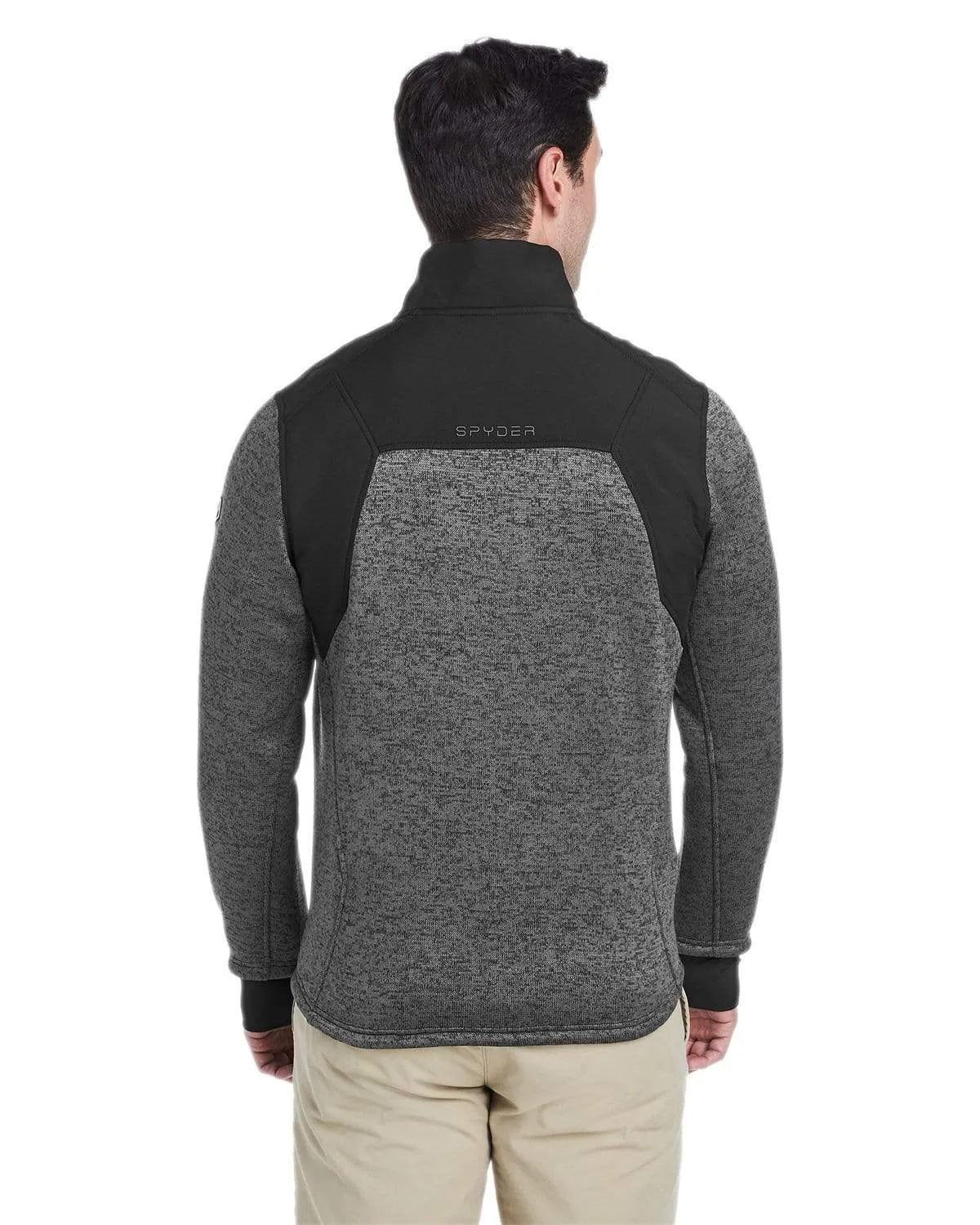 Spyder - Men'S Passage Sweater Jacket Walk with Power Game-Changer Footwear