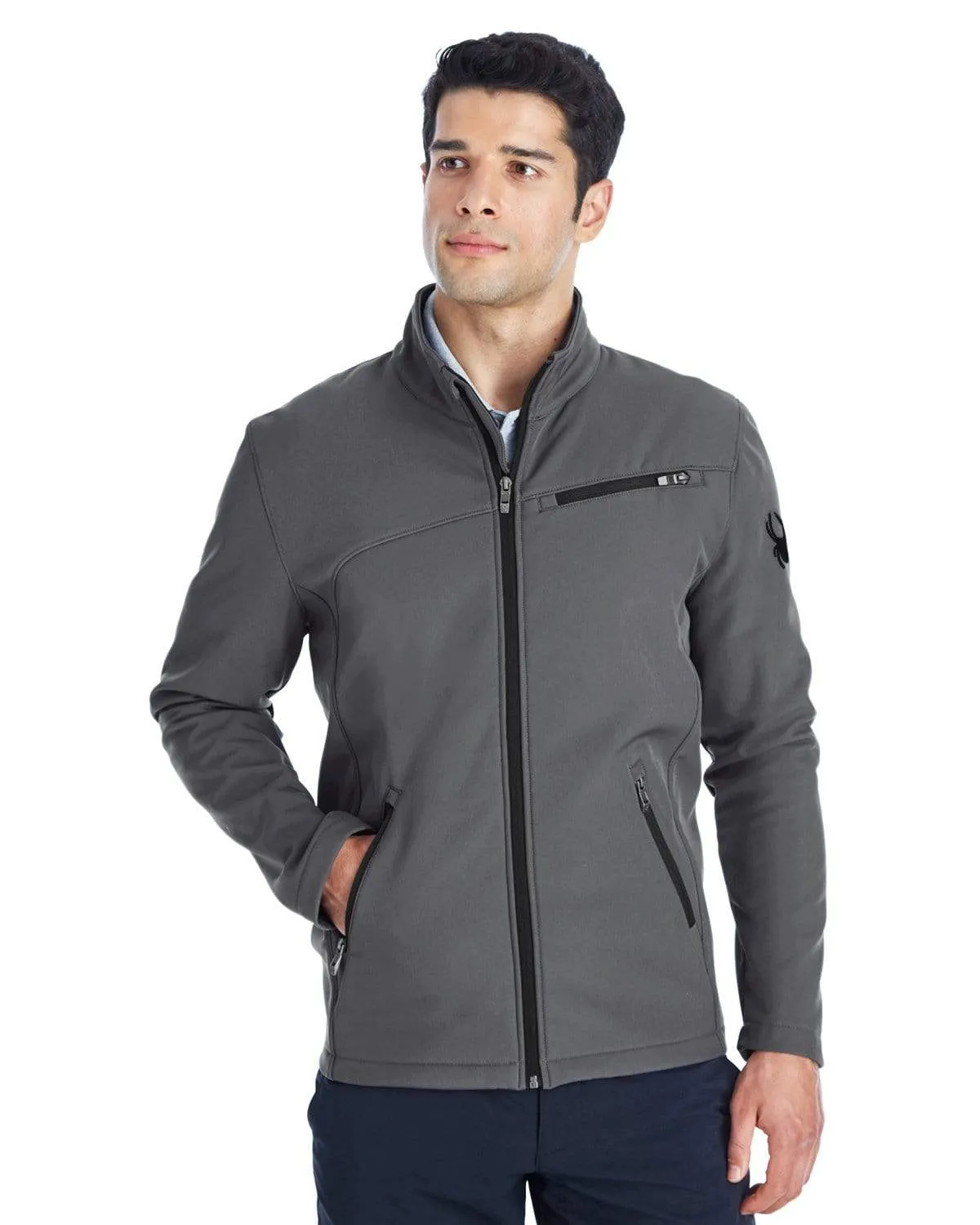 Spyder - Men'S Transport Soft Shell Jacket Define Your Own Way Feel the Energy
