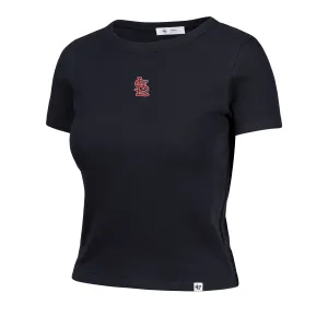 ST. LOUIS CARDINALS MICRO EMB '47 BABY RIB TEE WOMENS