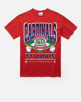 ST. LOUIS CARDINALS COOPERSTOWN STRAIGHT SHOT VINTAGE '47 TUBULAR TEE