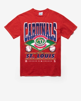 ST. LOUIS CARDINALS COOPERSTOWN STRAIGHT SHOT VINTAGE '47 TUBULAR TEE