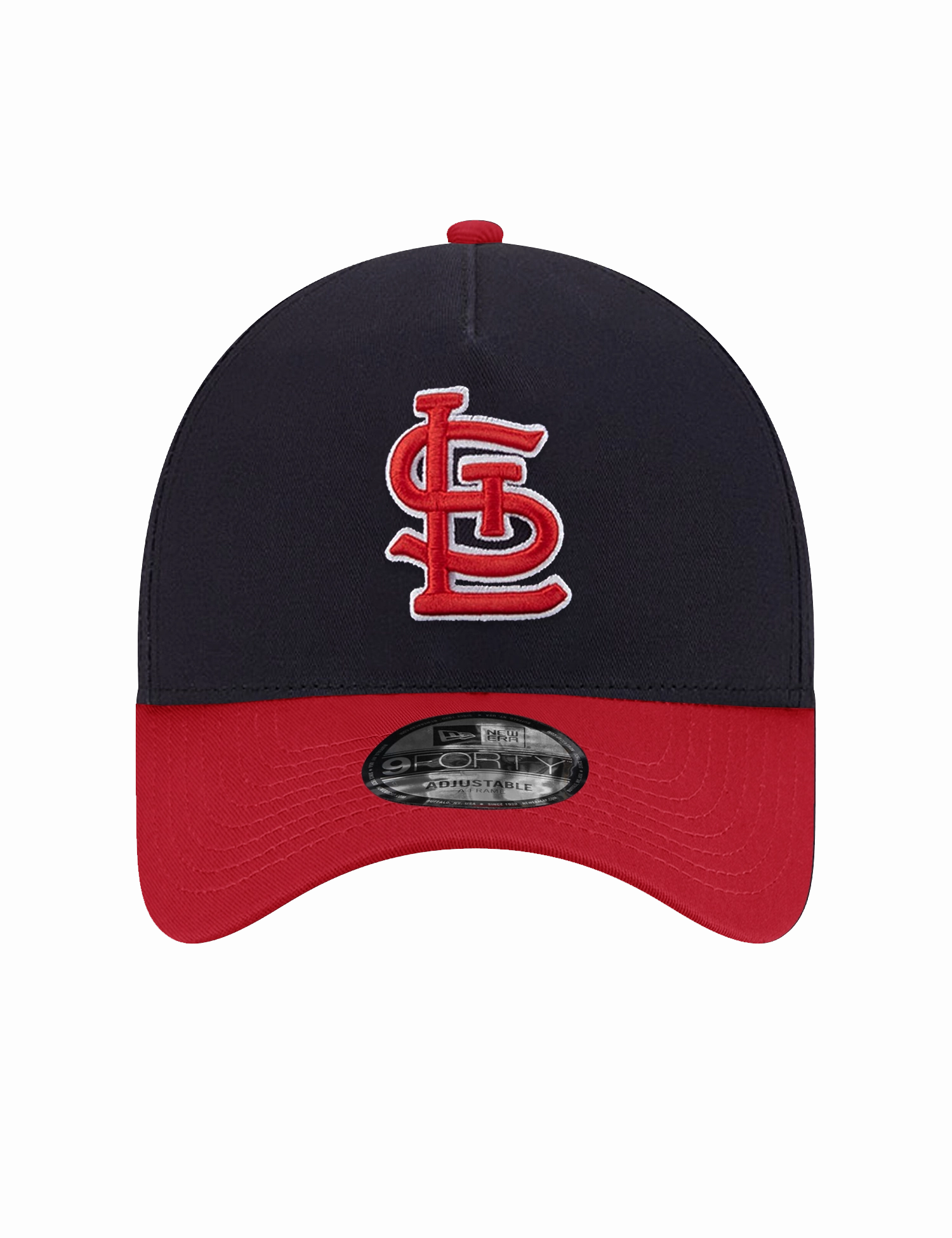 St Louis Cardinals New Era MLB Team Alt 9FORTY A-Frame Snapback Hat - Navy