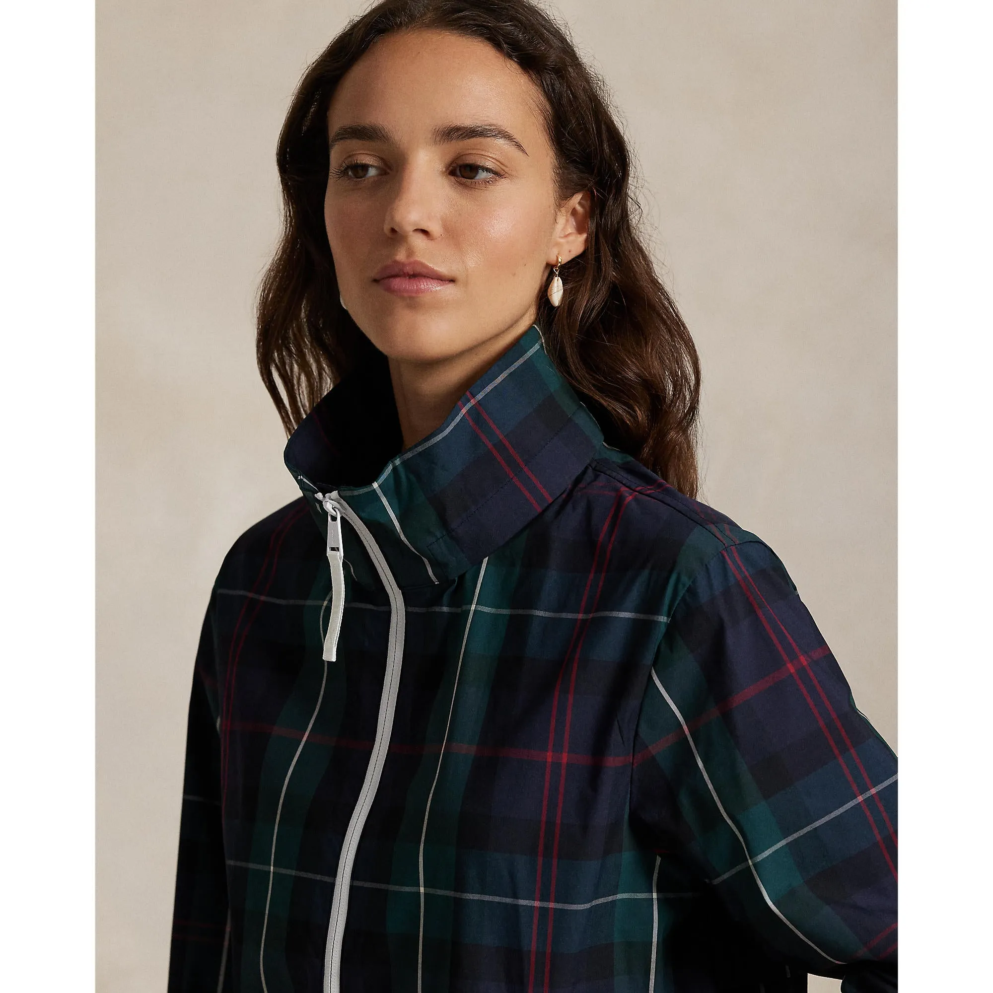Rlx Ralph Lauren Women'S Windbreak Jacket - Tartan Unleash Your Power