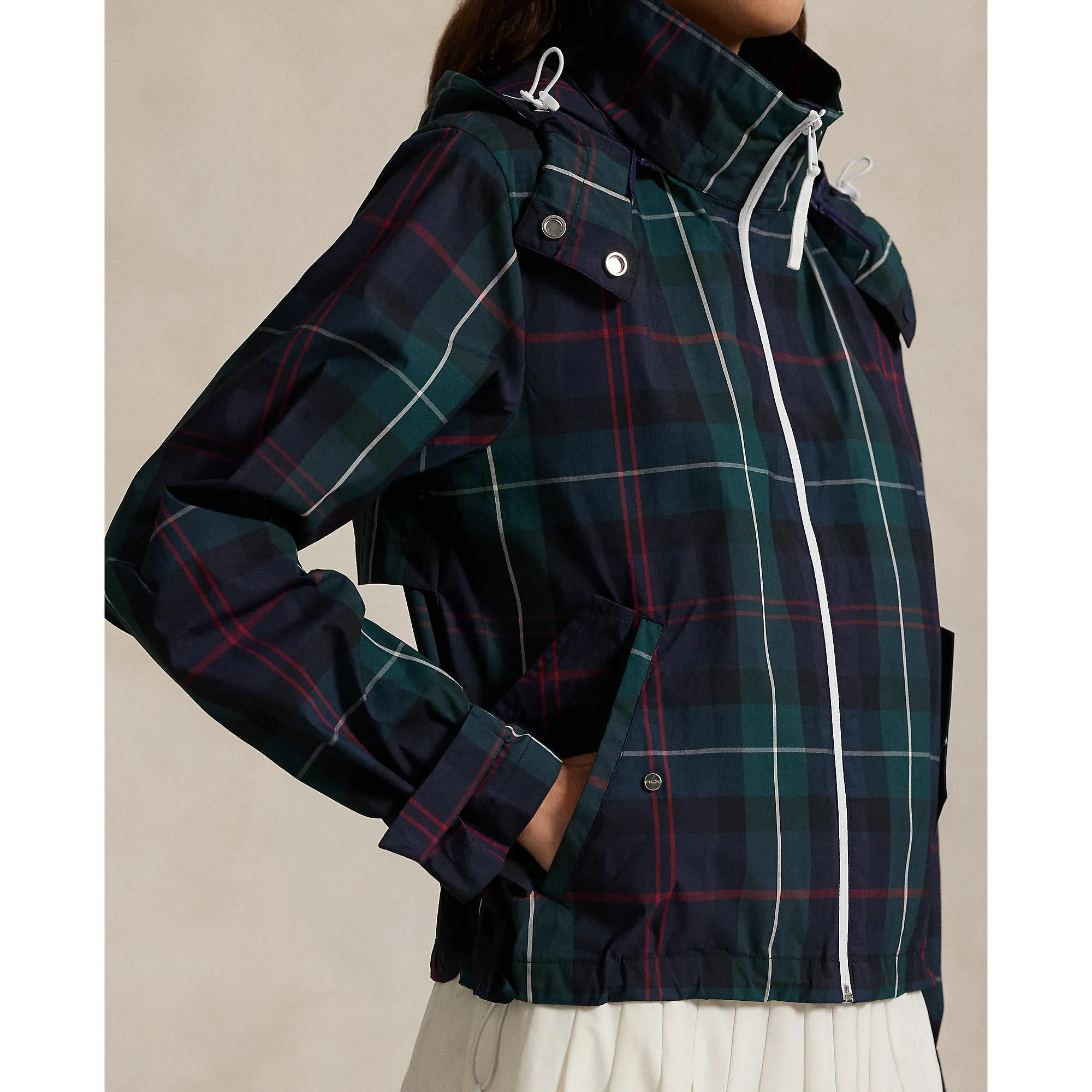 Rlx Ralph Lauren Women'S Windbreak Jacket - Tartan Designed to Dominate