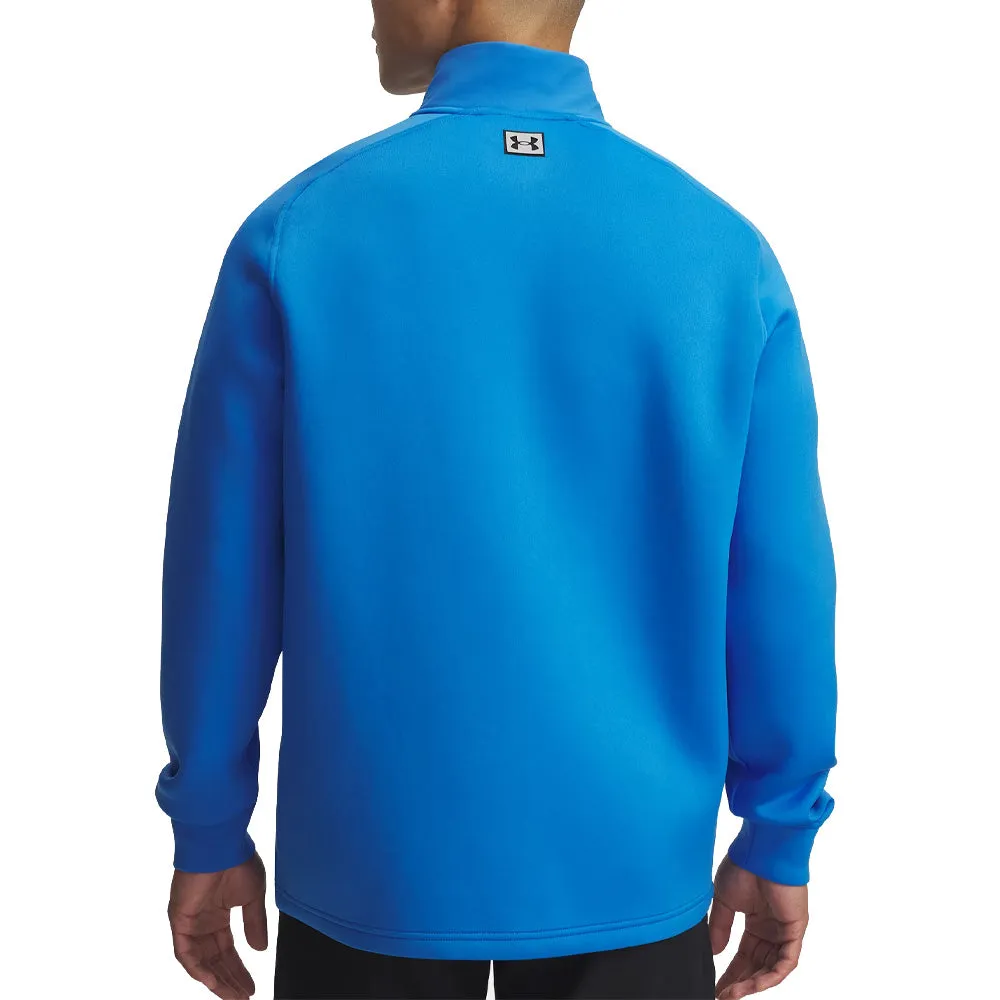 Christmas Day Sale Independence Day Sale Under Armour Drive Pro Hybrid 1/2 Zip Pullover - Blue Atlantis/Black