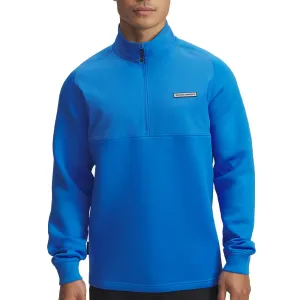 Lead with Style Unapologetically You Under Armour Drive Pro Hybrid 1/2 Zip Pullover - Blue Atlantis/Black