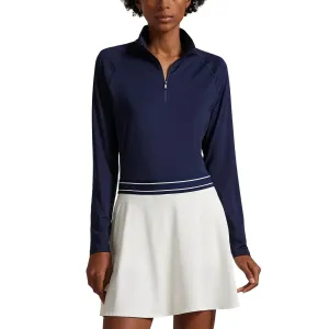 Empower Your Journey Built to Perform Rlx Ralph Lauren Women'S Stretch Jersey Quarter-Zip Pullover - Refined Navy