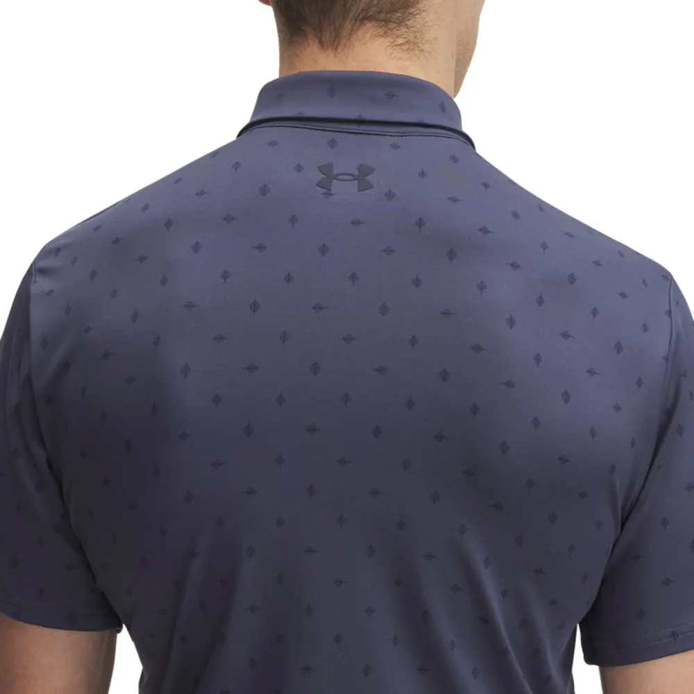Under Armour Playoff 3.0 Printed Polo Shirt - Downpour Grey/Midnight Navy Labor Day Sale