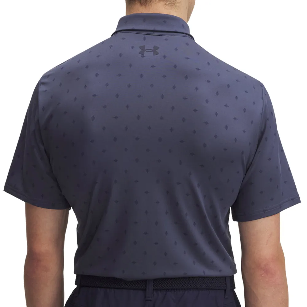 Born to Stand Out Black Friday Sale Under Armour Playoff 3.0 Printed Polo Shirt - Downpour Grey/Midnight Navy