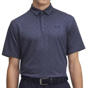 Under Armour Playoff 3.0 Printed Polo Shirt - Downpour Grey/Midnight Navy Dare to Lead Game-Changer Footwear