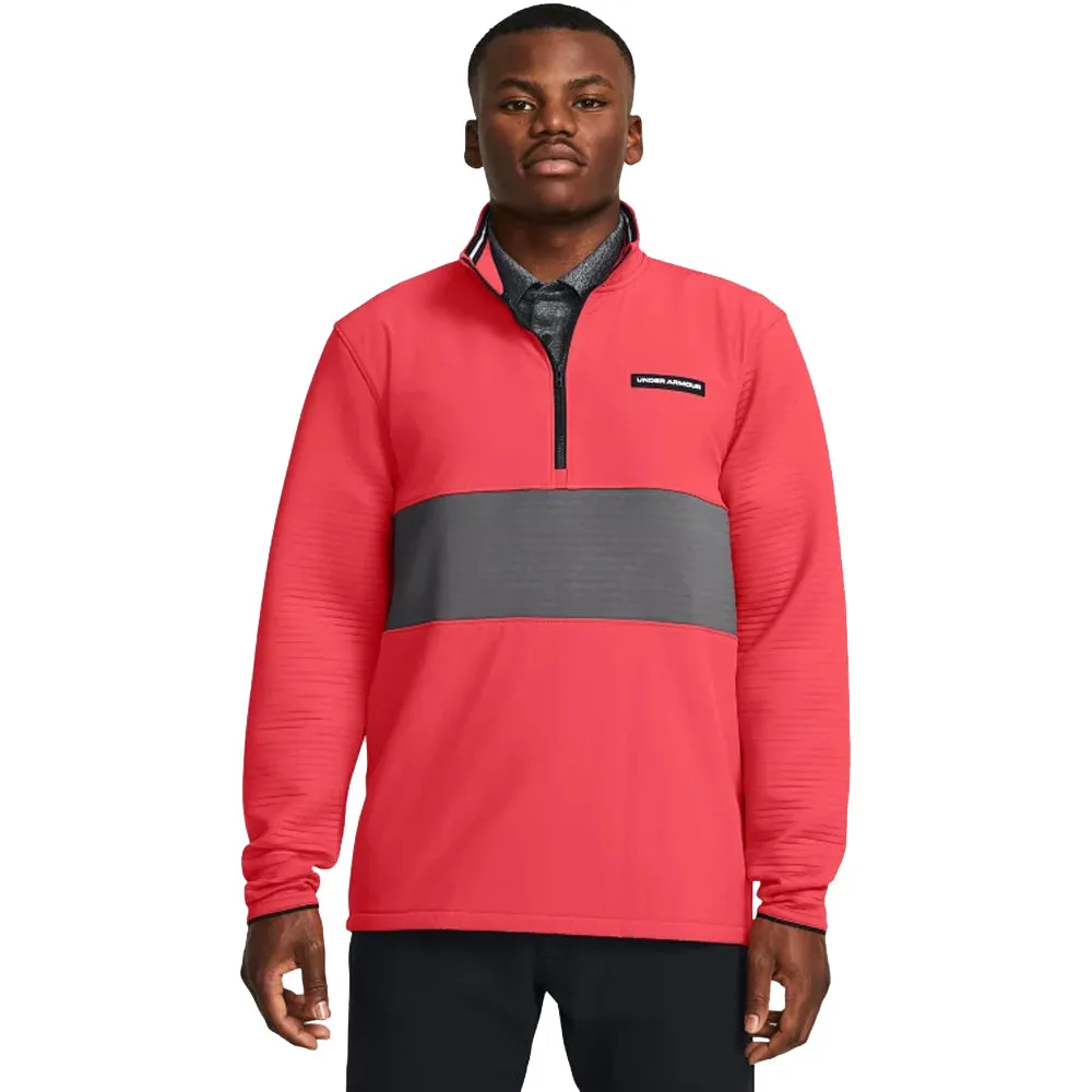 Spring Sale Move Like You Mean It Under Armour Storm Daytona 1/2 Zip Pullover - Red Solstice/Castlerock/White