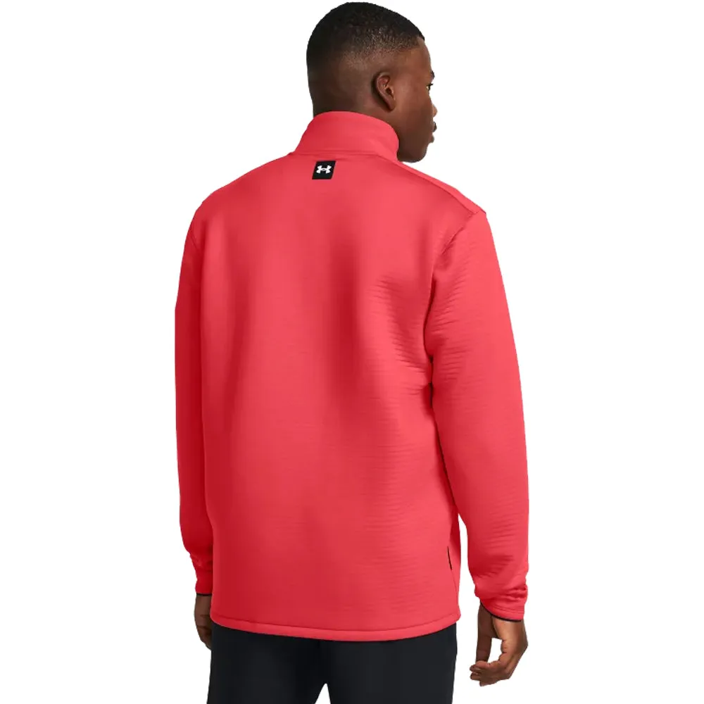 Under Armour Storm Daytona 1/2 Zip Pullover - Red Solstice/Castlerock/White Limited Time Offer
