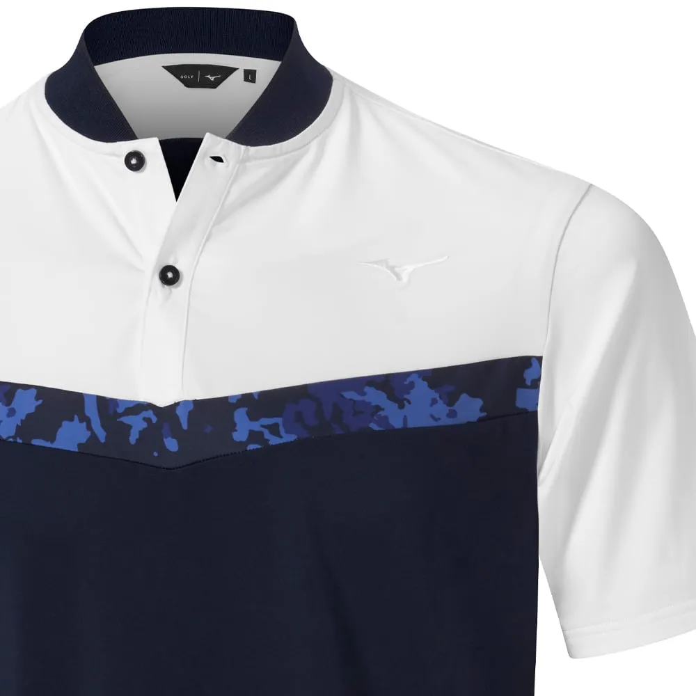 Deal Of The Century Mizuno Floral Gc Polo Shirt - Deep Navy