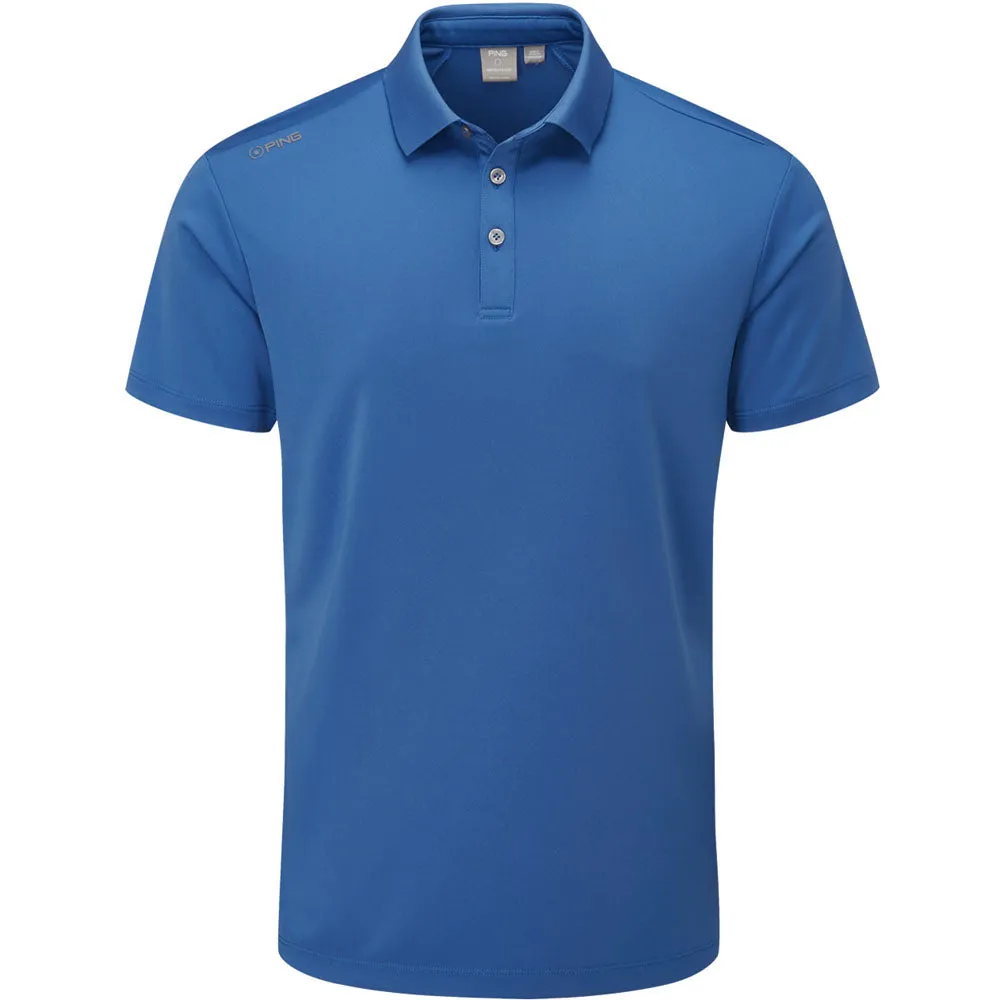 Confidence Starts Here Ping Lindum Polo Shirt - Snorkel Blue