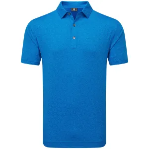 Step Into Strength Halloween Sale Footjoy Painted Floral Lisle Polo Shirt - Cobalt