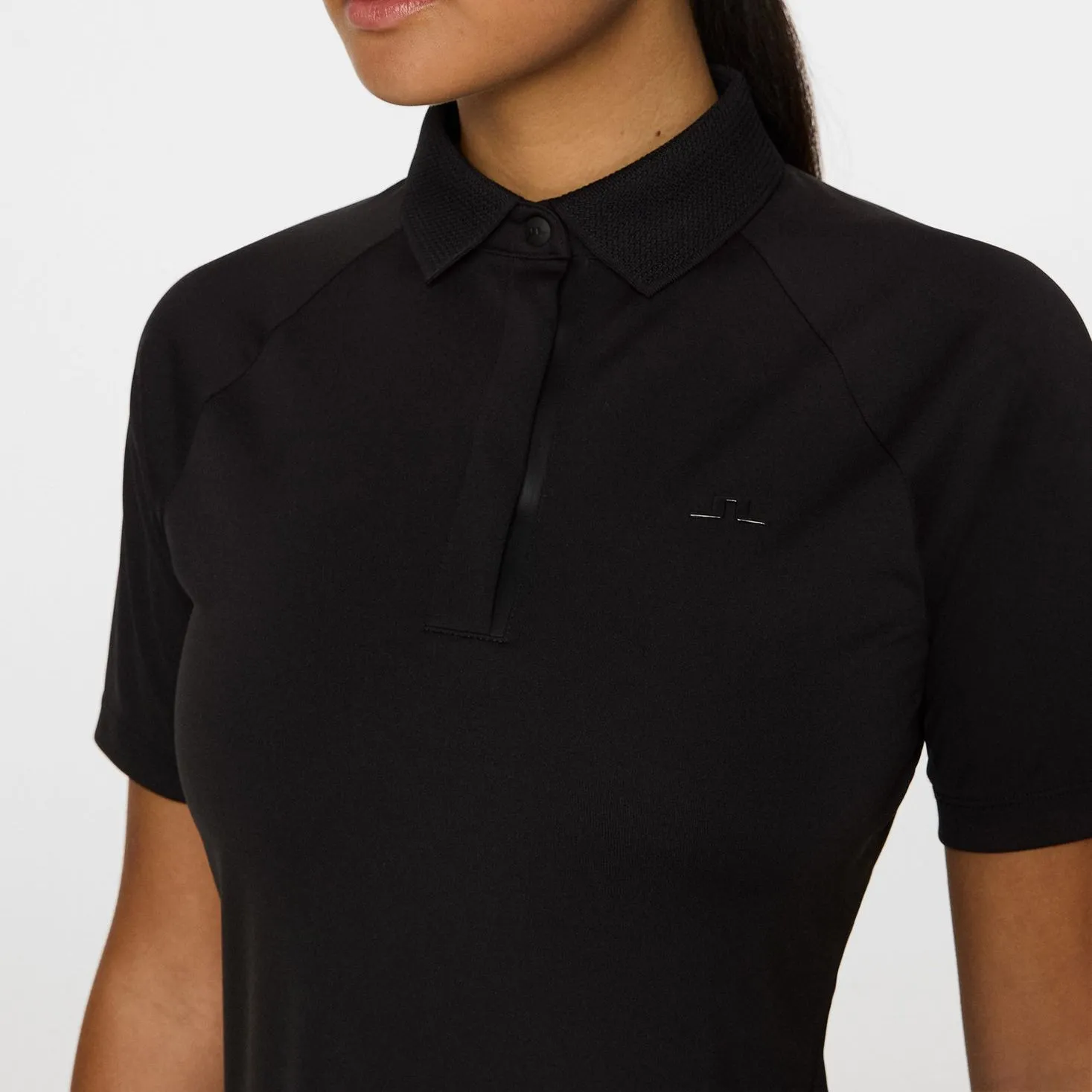 J.Lindeberg Women'S Tara Golf Polo Shirt - Black Born to Stand Out Spring Sale