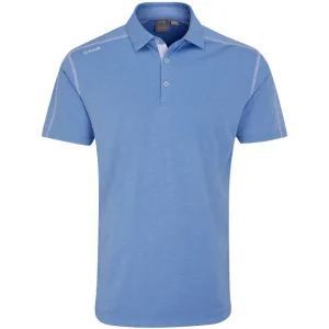 Ping Fynn Polo Shirt - Cornflower Blue Marl Deal Of The Century