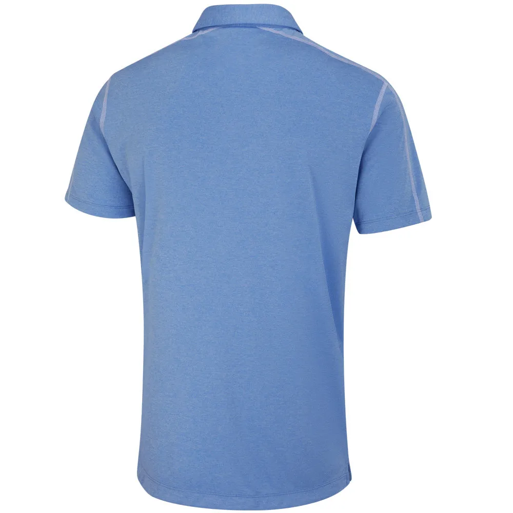 Ping Fynn Polo Shirt - Cornflower Blue Marl Step into the Beat