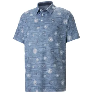 Puma Cloudspun Wheels Polo Shirt - Navy Blazer Keep Going Strong Holiday Sale