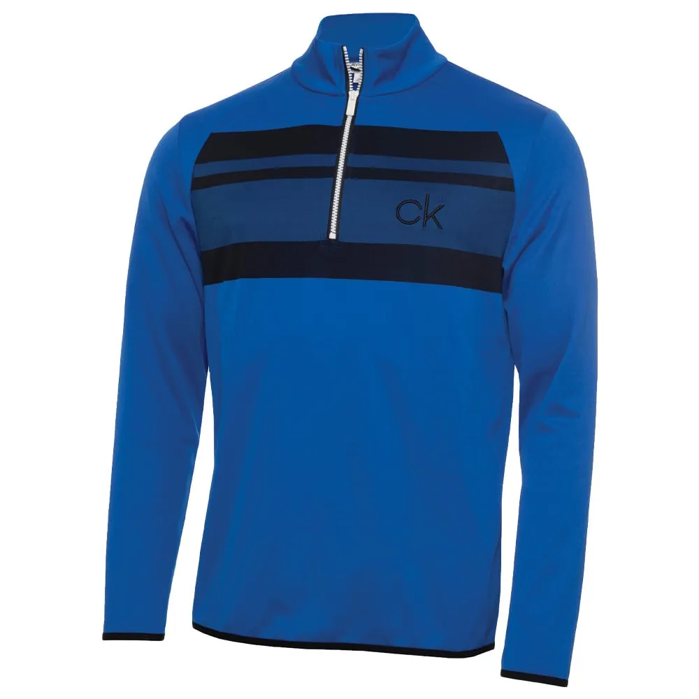 Memorial Day Sale Calvin Klein Taylor Half Zip Sweater - Nautical Blue