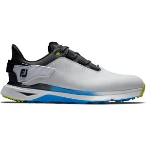 Footjoy Pro Slx Carbon Spikeless Waterproof Shoes - White/Black/Multi Stay in Motion