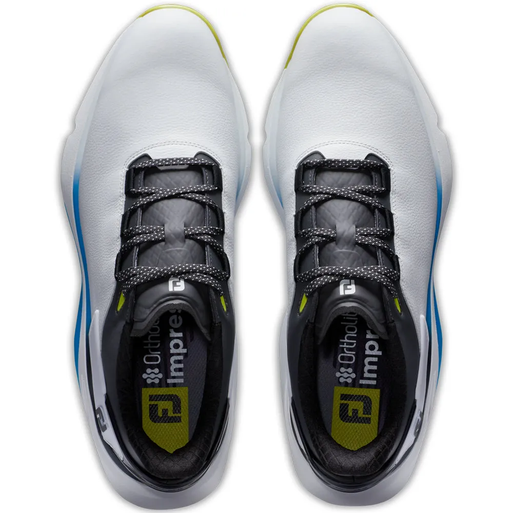 Footjoy Pro Slx Carbon Spikeless Waterproof Shoes - White/Black/Multi Chase What Moves You