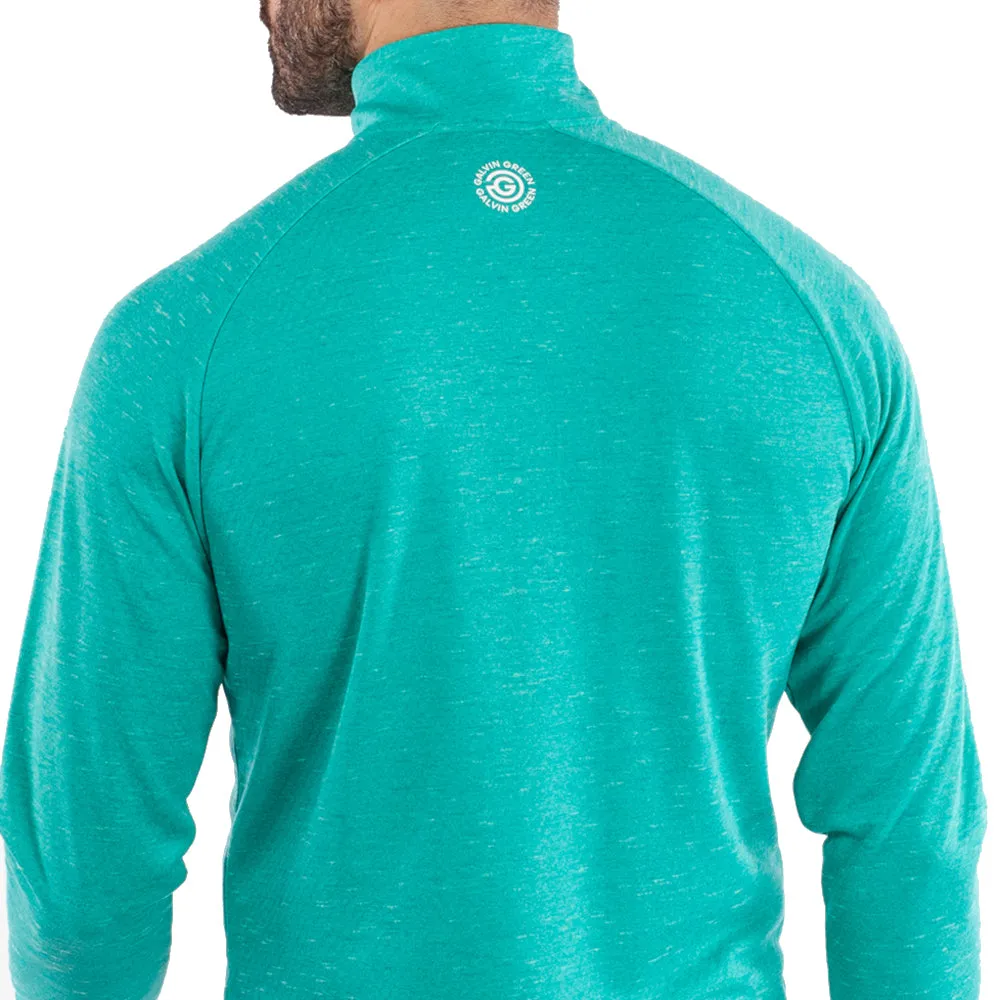 Galvin Green Dion 1/4 Zip Pullover - Atlantis Green Melange Black Friday Sale Step into the Beat