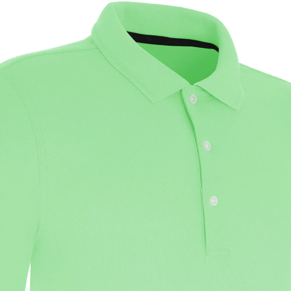 Proquip Pro Tech Plain Polo Shirt - Neon Green Command Attention Black Friday Exclusive