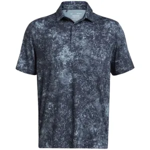 Designed to Dominate Deal Of The Century Under Armour Playoff 3.0 Printed Polo Shirt - Downpour Gray/Midnight Navy