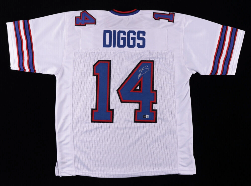Stefon Diggs Signed Bills Jersey (Beckett Holo) Buffalo's All Pro Wide Receiver