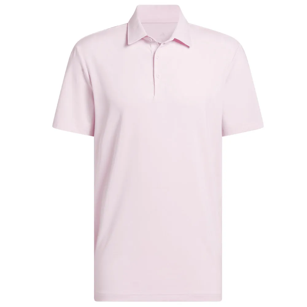 Adidas Ultimate365 Solid Polo Shirt - Clear Pink Engineered for Speed
