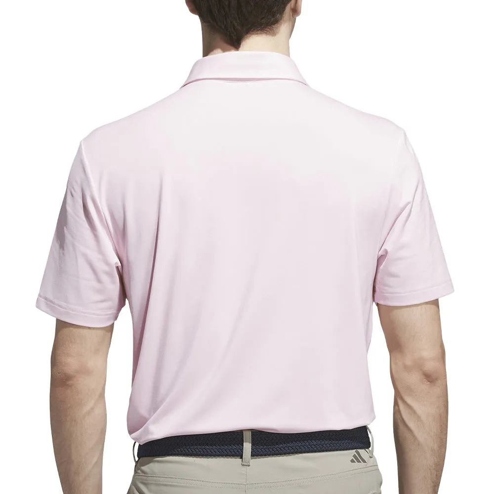 Adidas Ultimate365 Solid Polo Shirt - Clear Pink Budget Friendly
