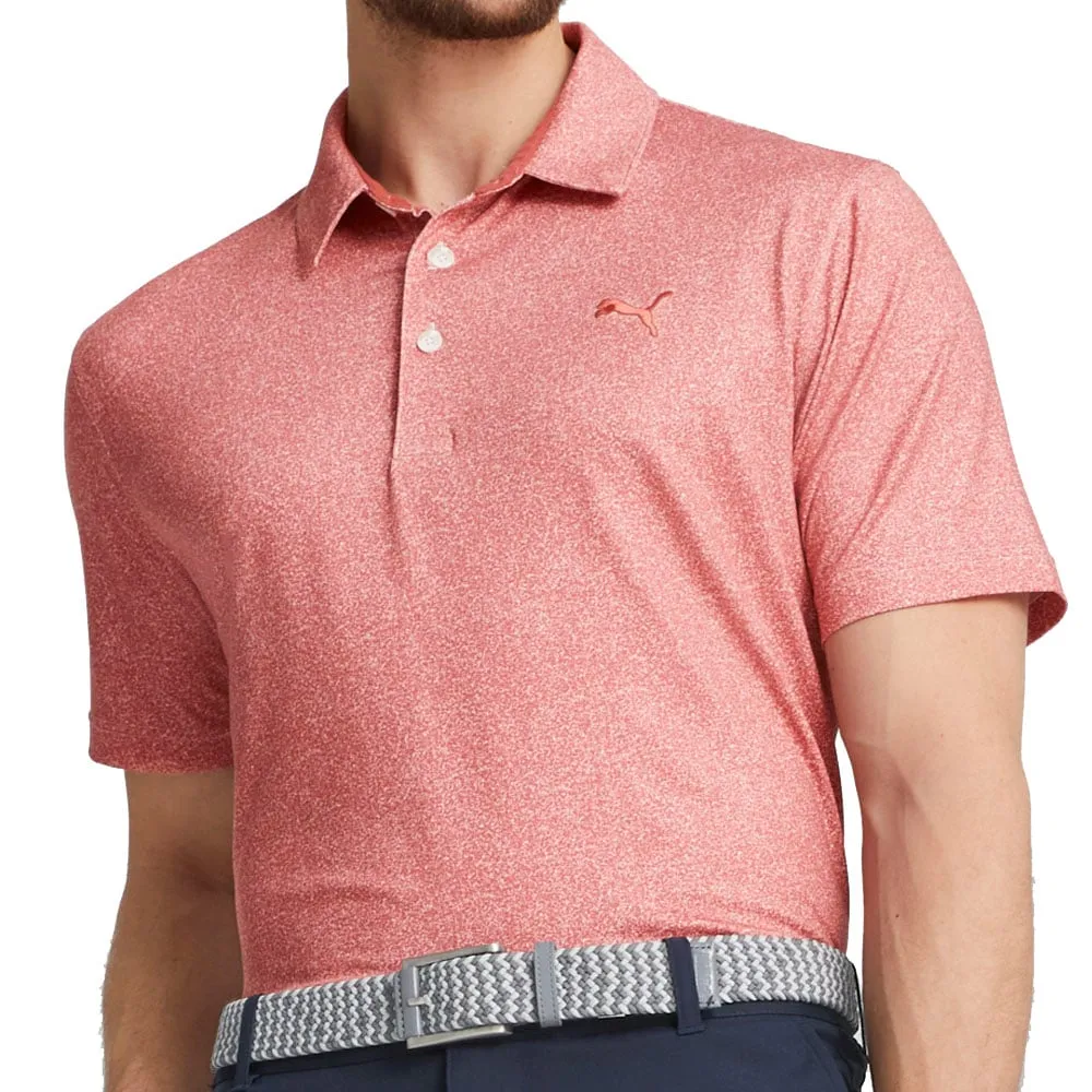 Exclusive Deal Command Attention Puma Cloudspun Primary Polo Shirt - Heartfelt