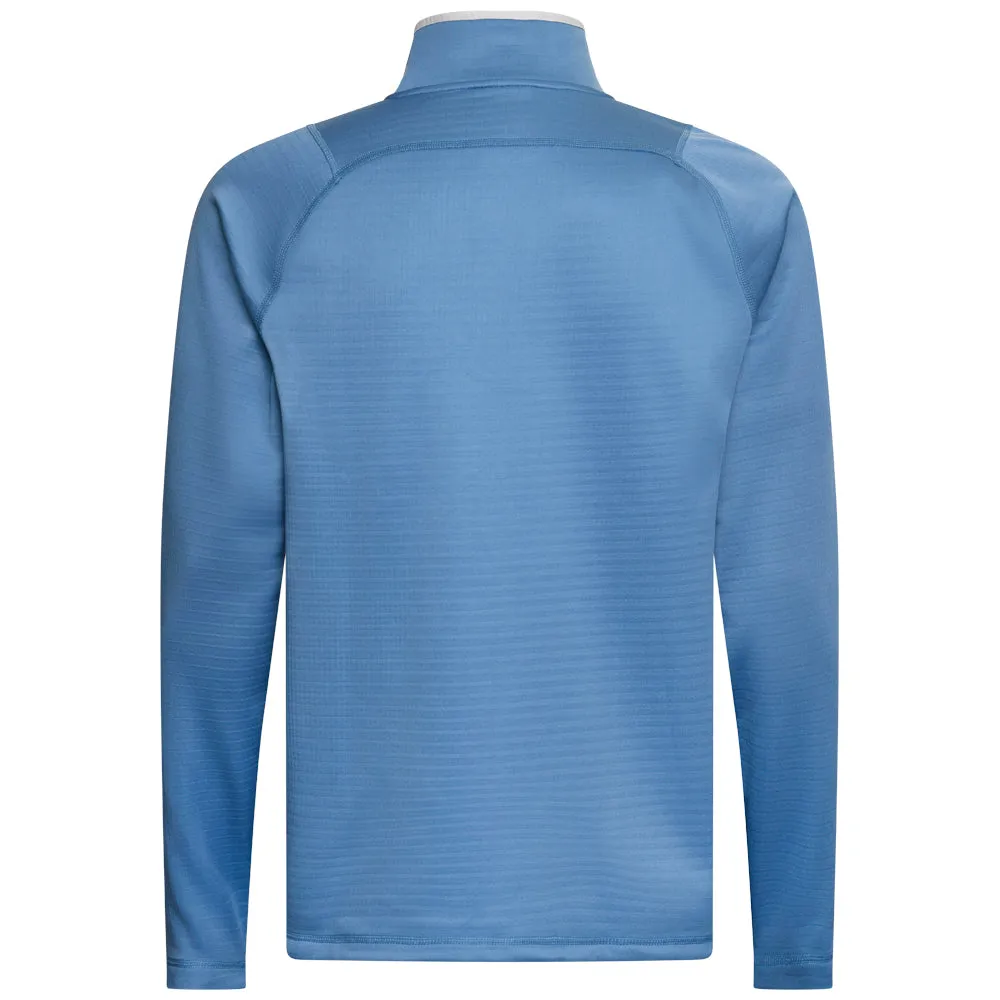Puma Waffle Fleece 1/4 Zip Sweater - Blue Horizon All Eyes on You Push Beyond Limits