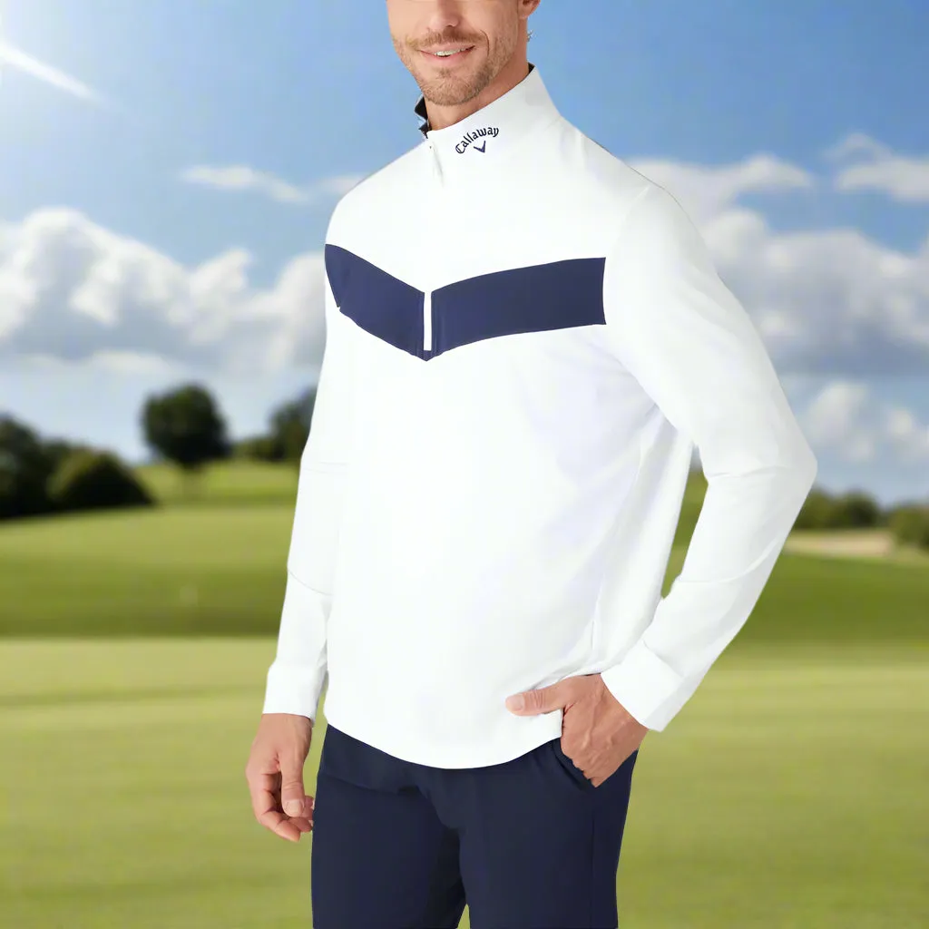 Callaway Odyssey 1/4 Zip Pullover - Bright White Black Friday Deal