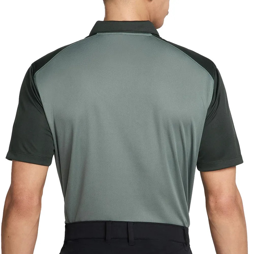 Loud Looks, Smooth Moves Nike Dri-Fit Victory  Polo Shirt - Clay Green/Night Forest/White
