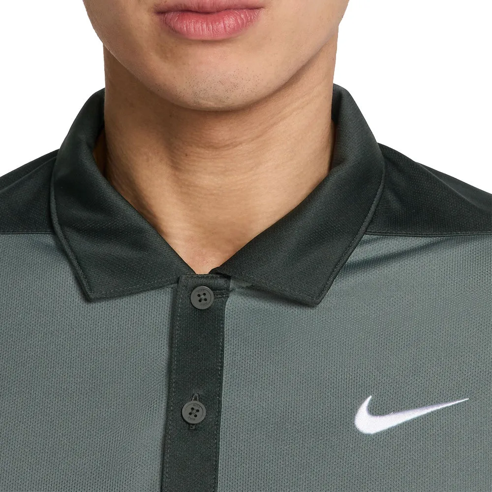 Nike Dri-Fit Victory  Polo Shirt - Clay Green/Night Forest/White Never Just Walk