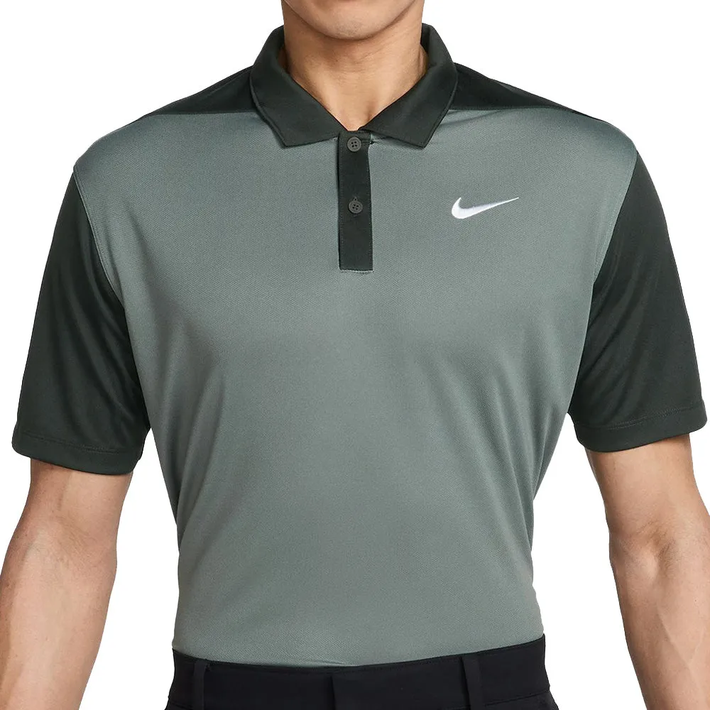 Nike Dri-Fit Victory  Polo Shirt - Clay Green/Night Forest/White Rise Every Time