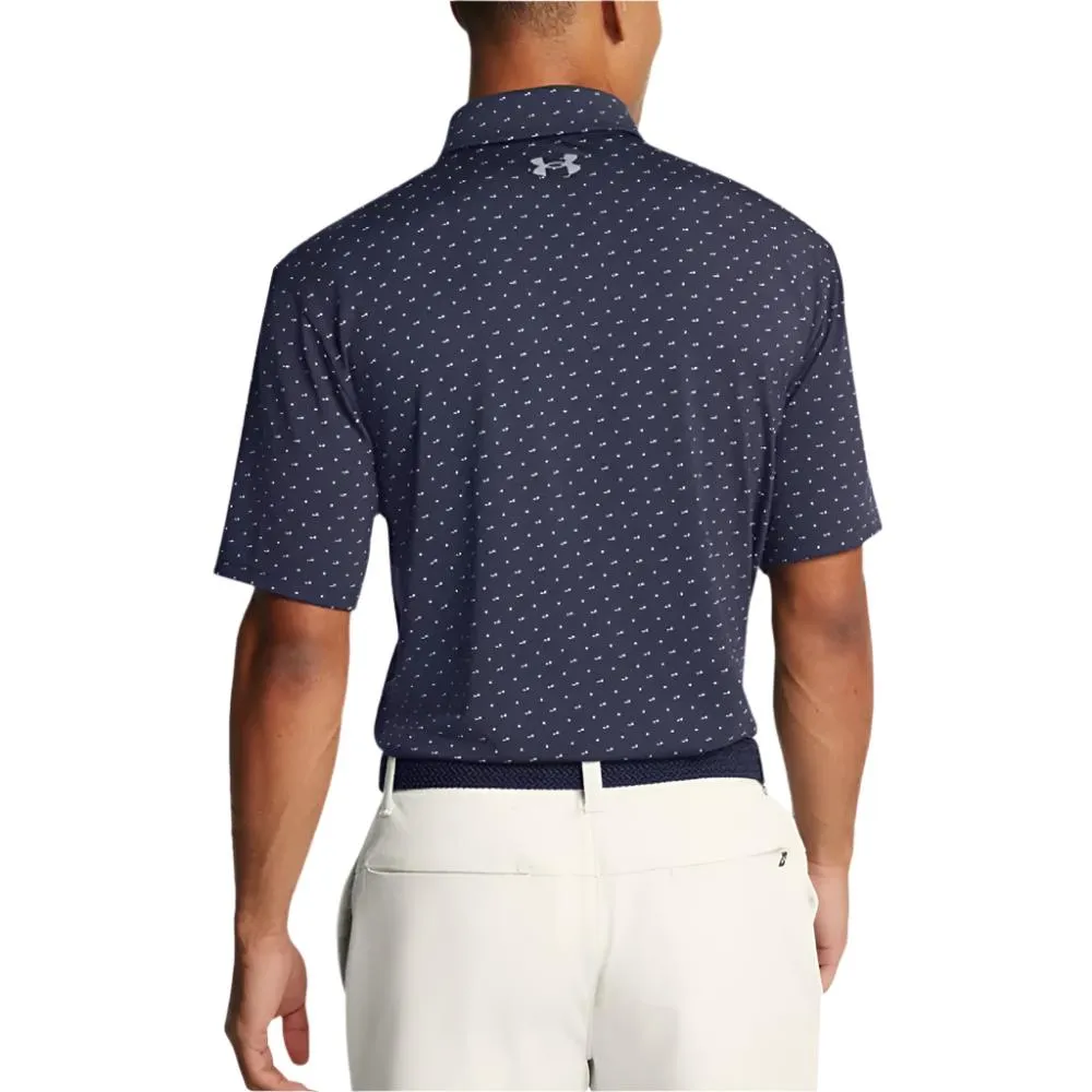 Christmas Eve Sale Feel the Energy Under Armour Playoff 3.0 Printed Polo Shirt - Midnight Navy/White